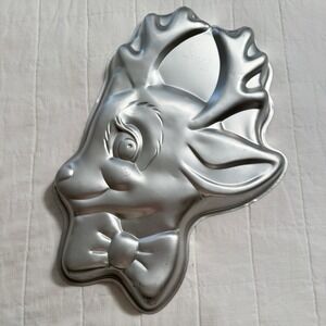 1988 Christmas Wilton Rudolph Reindeer Cake Pan Mold 2105-1224
